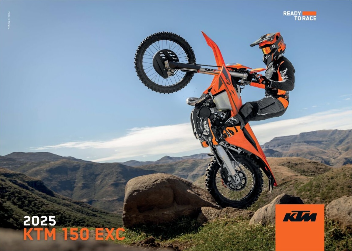 599501 MY25 KTM 150 EXC Technical Data Sheet 297x210 PRINT 03 TECHNICAL INFORMATION MY25 KTM EXC Range