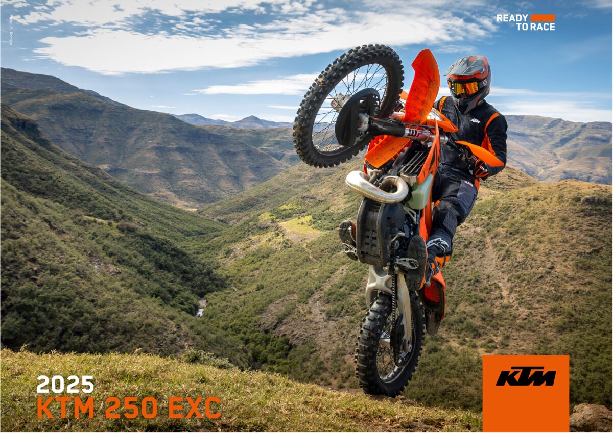 599502 MY25 KTM 250 EXC Technical Data Sheet 297x210 PREVIEW 03 TECHNICAL INFORMATION MY25 KTM EXC Range