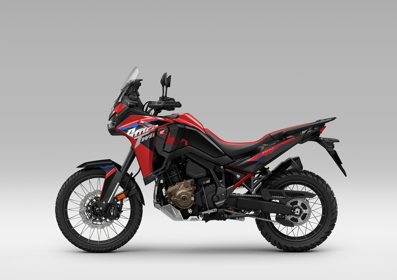 Bold new graphics and colour options for 25YM Honda CRF1100L Africa Twin models