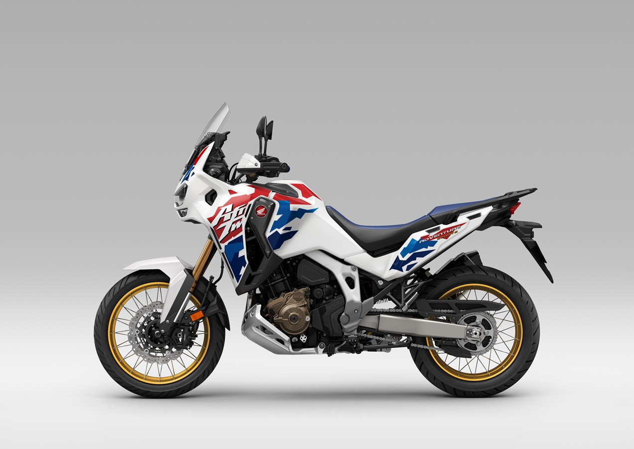 Bold new graphics and colour options for 25YM Honda CRF1100L Africa Twin models