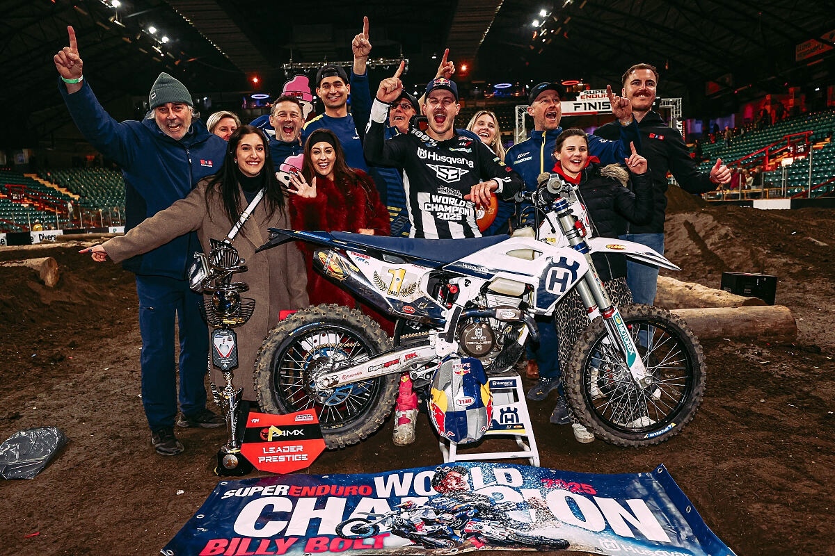 Billy Bolt Husqvarna Factory Racing 2025 SuperEnduro Round 6 United Kingdom